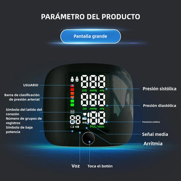 Monitor de presión digital con voz para información de resultado👨⚕️👨⚕️