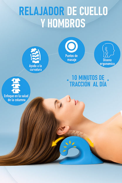 Almohada Tracción cervical®  Alivio de la columna y cervical desde casa