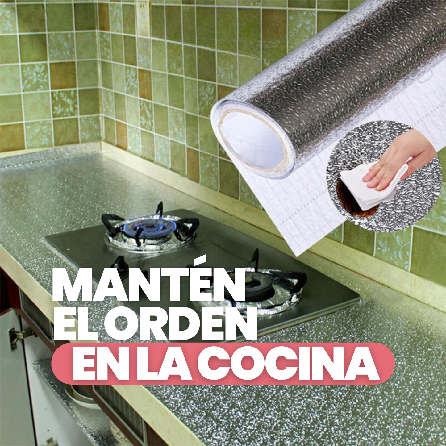 Papel Aluminio adhesivo ultra resistente✨✨
