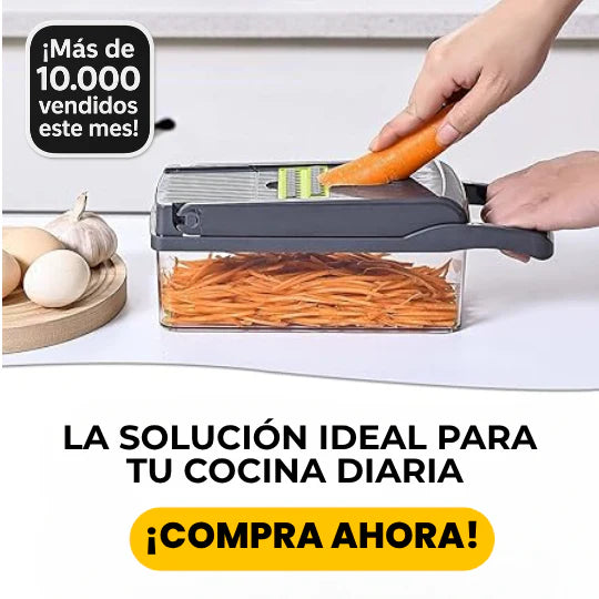 Picador de Verduras, frutas y vegetales 12 en 1 MasterPro®