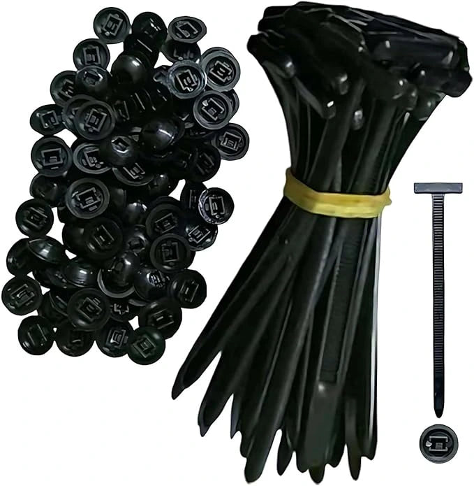 🛠️ Tirrap tipo botones ¡Reparaciones Fáciles y Duraderas! 50unidades