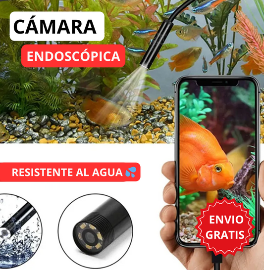 Camara endoscópica resistente al agua