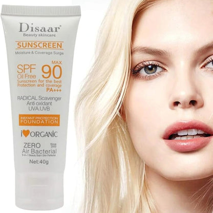 Crema de protección solar SPF90+ para el cuidado de la piel❤️