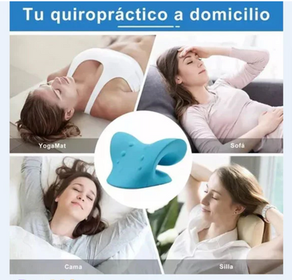 Almohada Tracción cervical®  Alivio de la columna y cervical desde casa