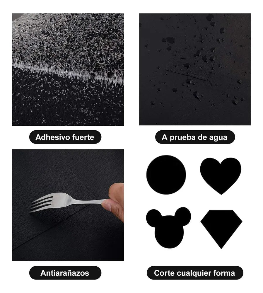 Rollo de cuero adhesivo 1.2mt x 50cm