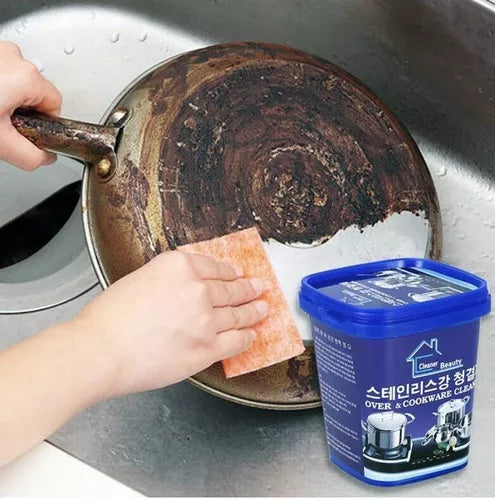 SuperClean™ Limpiador Potente en Pasta Limpia Olla Multiuso + Paños de regalo🎁