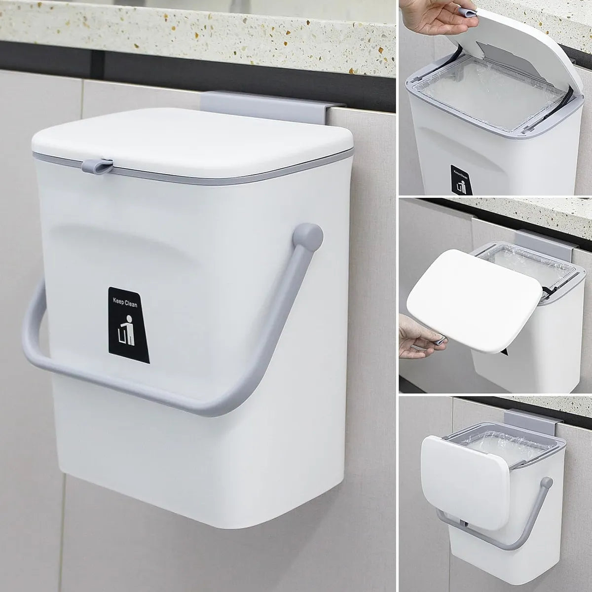 🗑️ ¡Di Adiós al Desorden! | Papelera Colgante