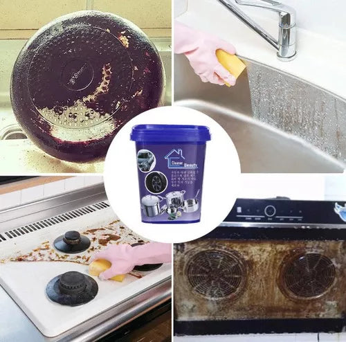SuperClean™ Limpiador Potente en Pasta Limpia Olla Multiuso + Paños de regalo🎁