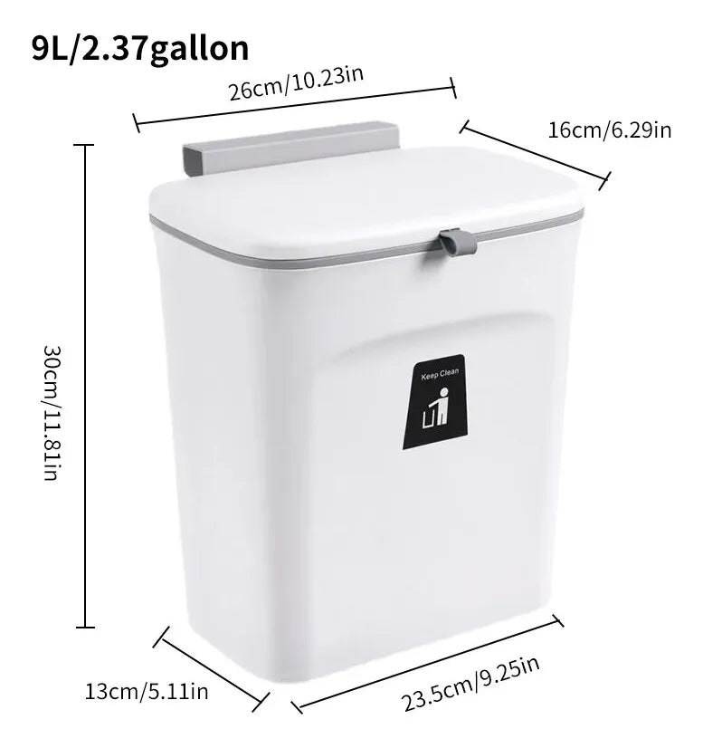 🗑️ ¡Di Adiós al Desorden! | Papelera Colgante