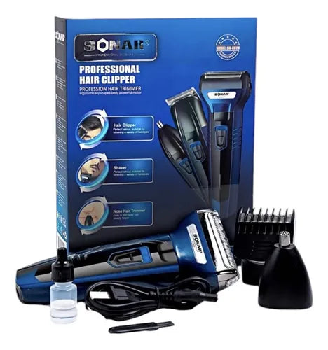 Maquina de afeitar premium 3 en 1