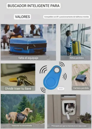 GPS Localizador tipo llavero (Localización y nivel de cercanía en Segundos)