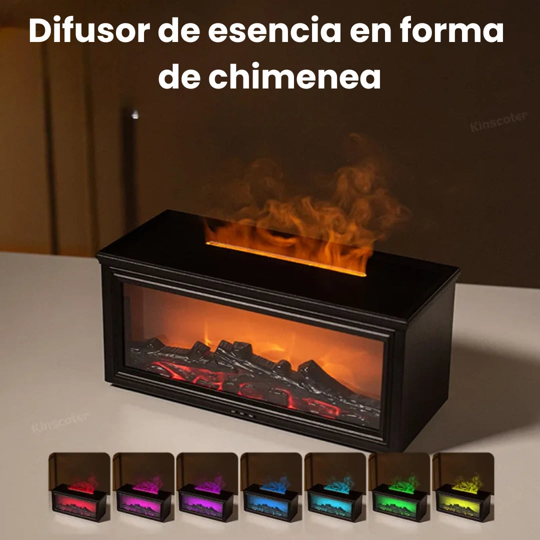 🔥 Chimenea Mágica: Humificador difusor✨ + esencia de regalo