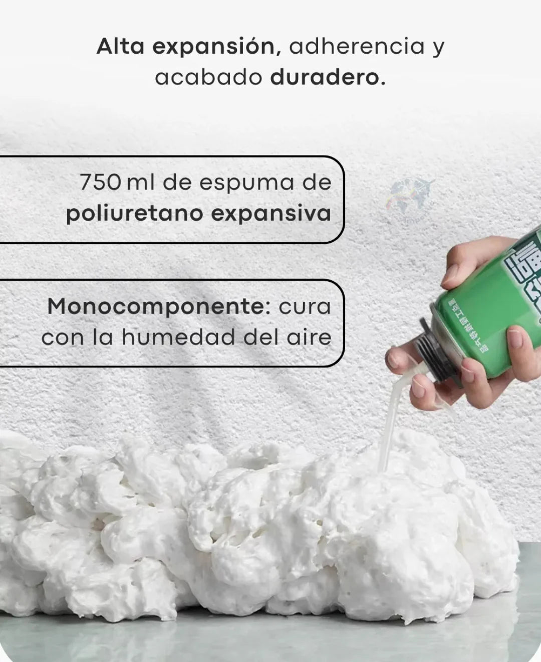 🛠️ Espuma Expansiva de Poliuretano - Aislamiento Total y Sellado Profesional 700ml