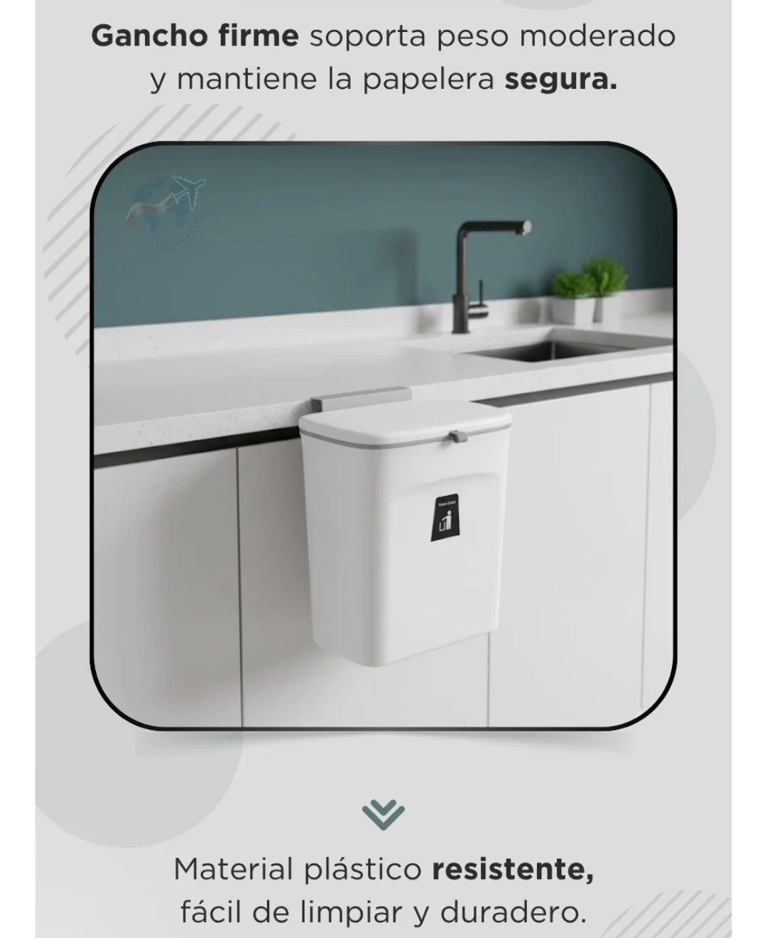 🗑️ ¡Di Adiós al Desorden! | Papelera Colgante