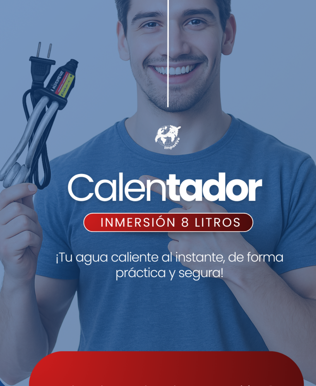 Calentador de agua electrico