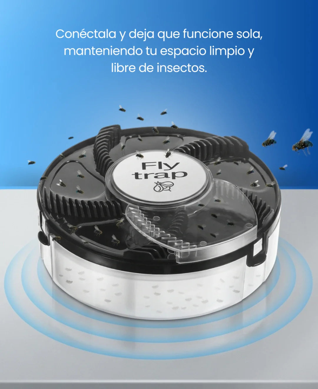 Trampa Eléctrica para Moscas e insectos Recargable🪰❌