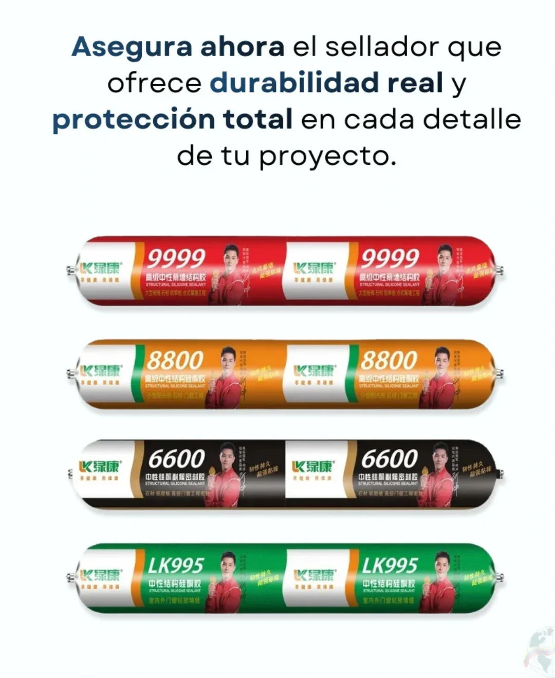 🛠️ Sellador Estructural de Silicona 590ml