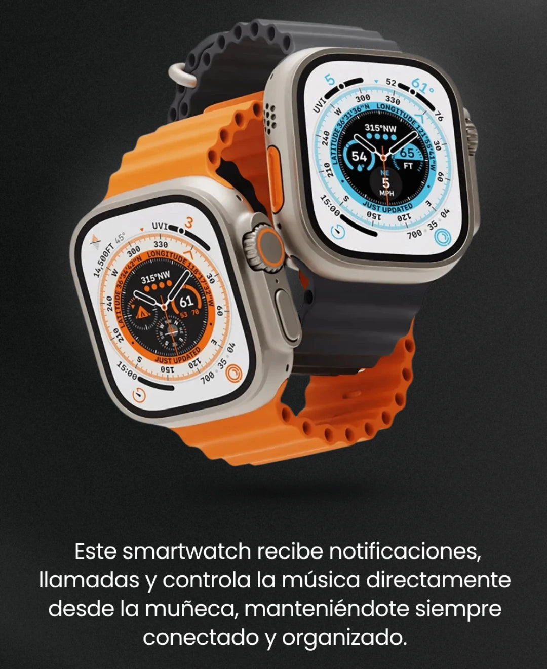 Reloj ultra S9 Original con 3 correas para combinar