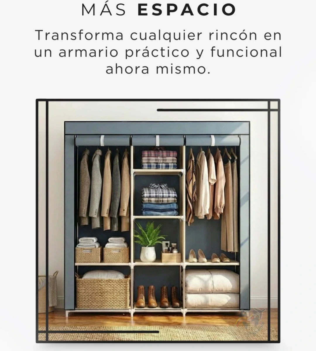 Closet vestidor de lujo portátil🧥✨