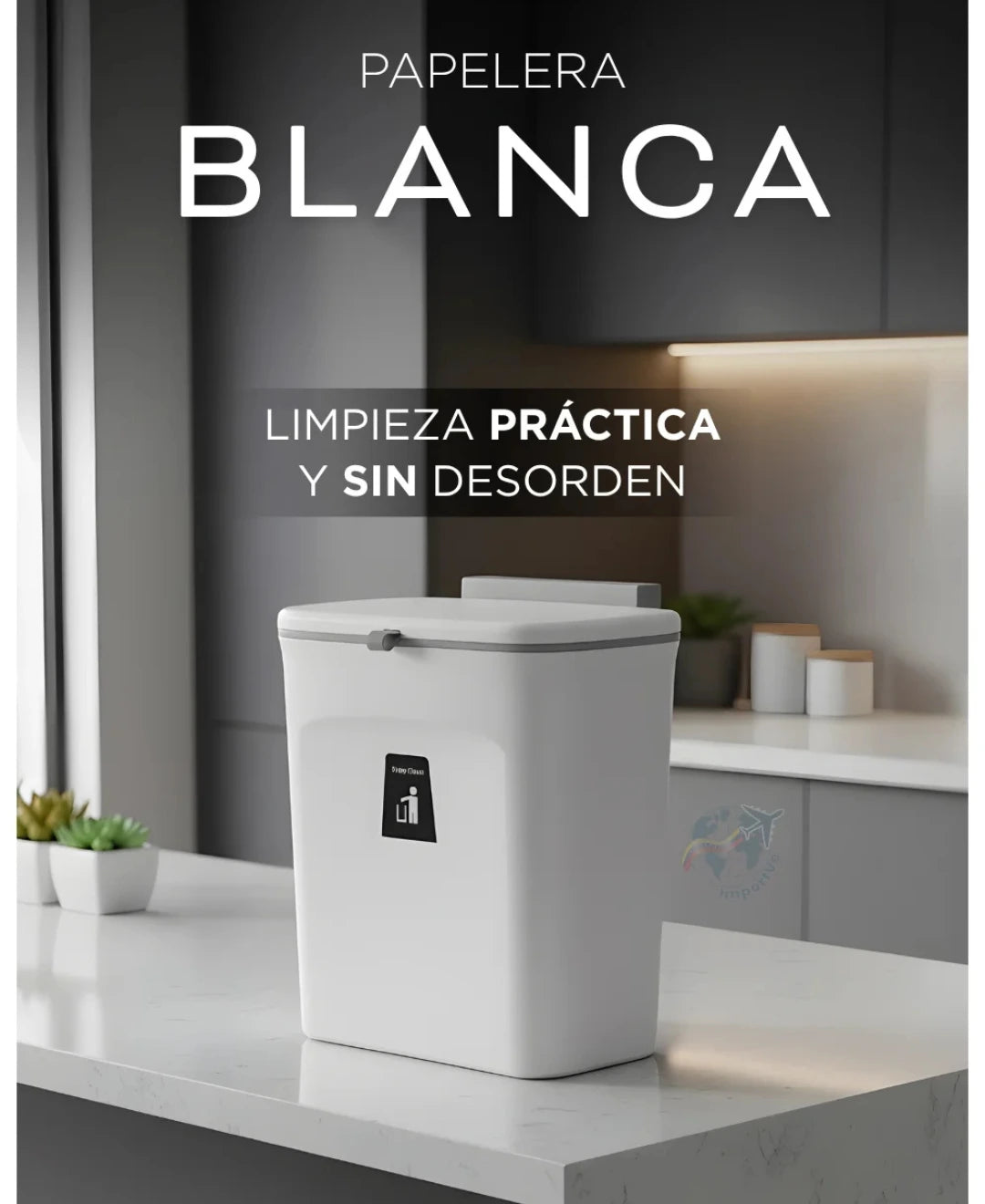 🗑️ ¡Di Adiós al Desorden! | Papelera Colgante