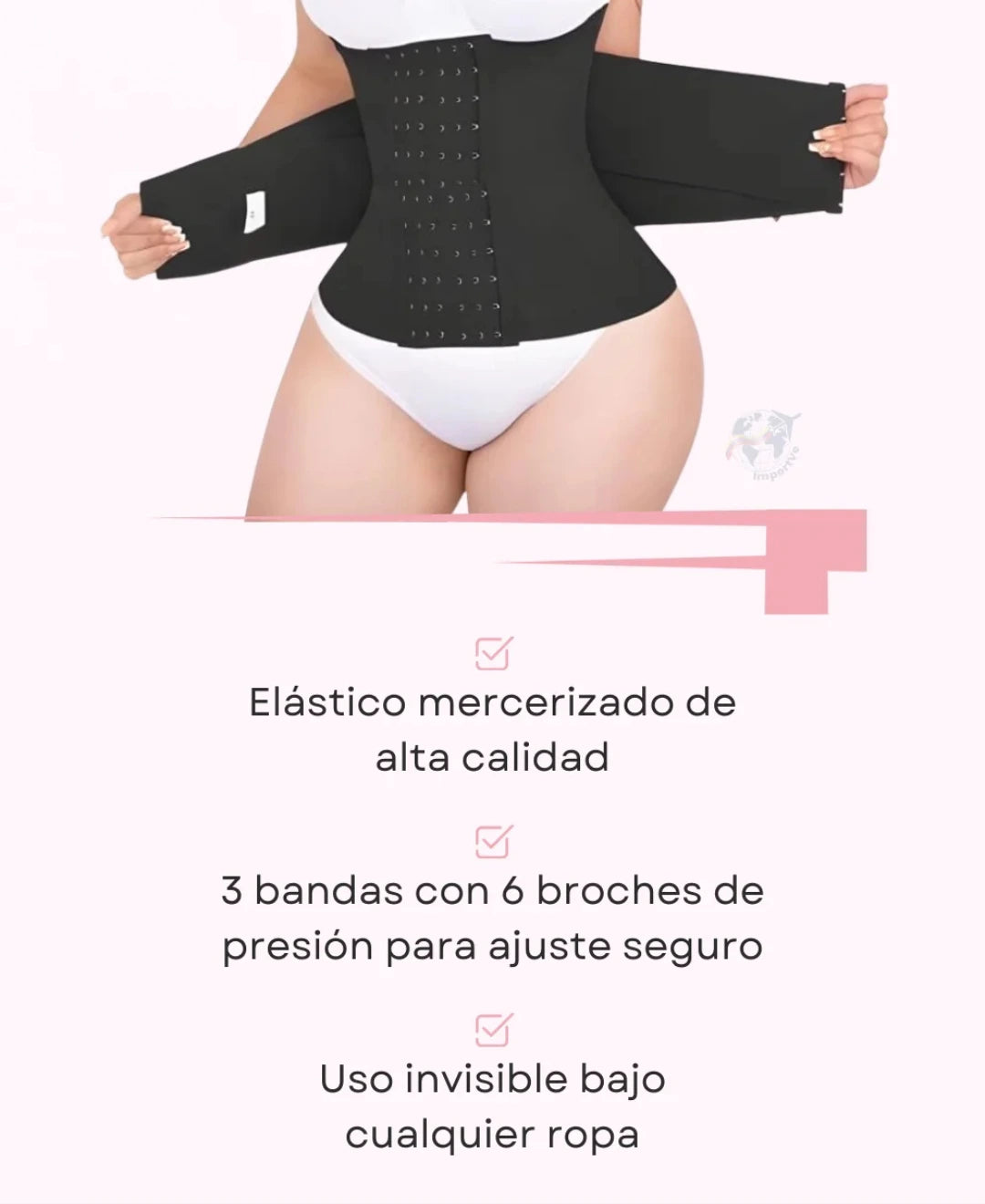 Faja cintura reloj de arena moldeadora🖤🖤
