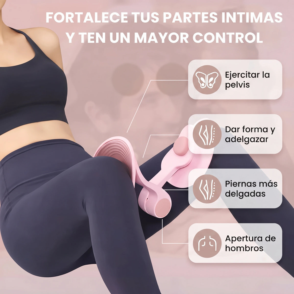 PELVICTONE®️  | Ejercita y Fortalece tu suelo Pélvico y Piernas
