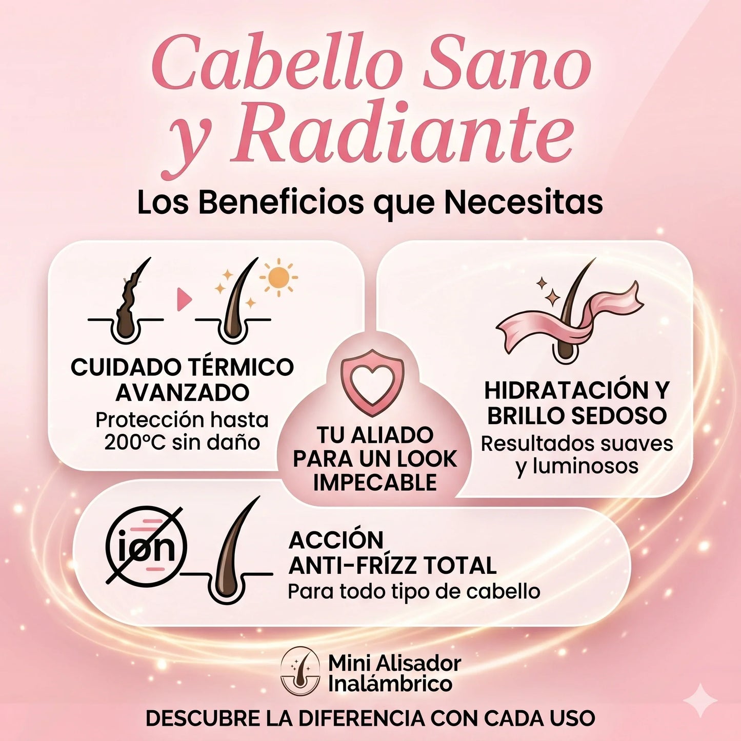 Mini Peine Plancha Alisadora Portátil🌟✨
