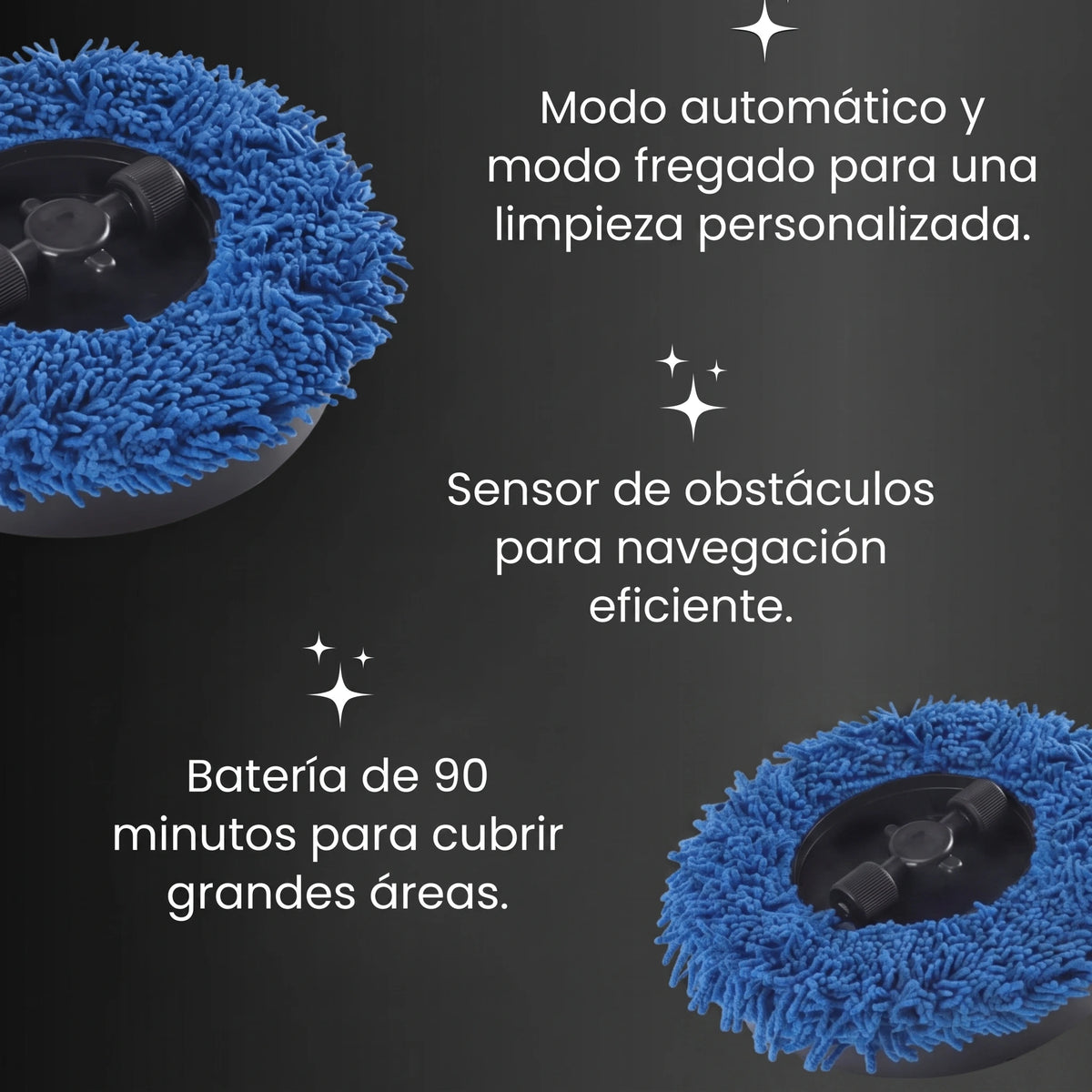 Aspiradora Robot de limpieza / Barre, aspira y coletea🔥🔥