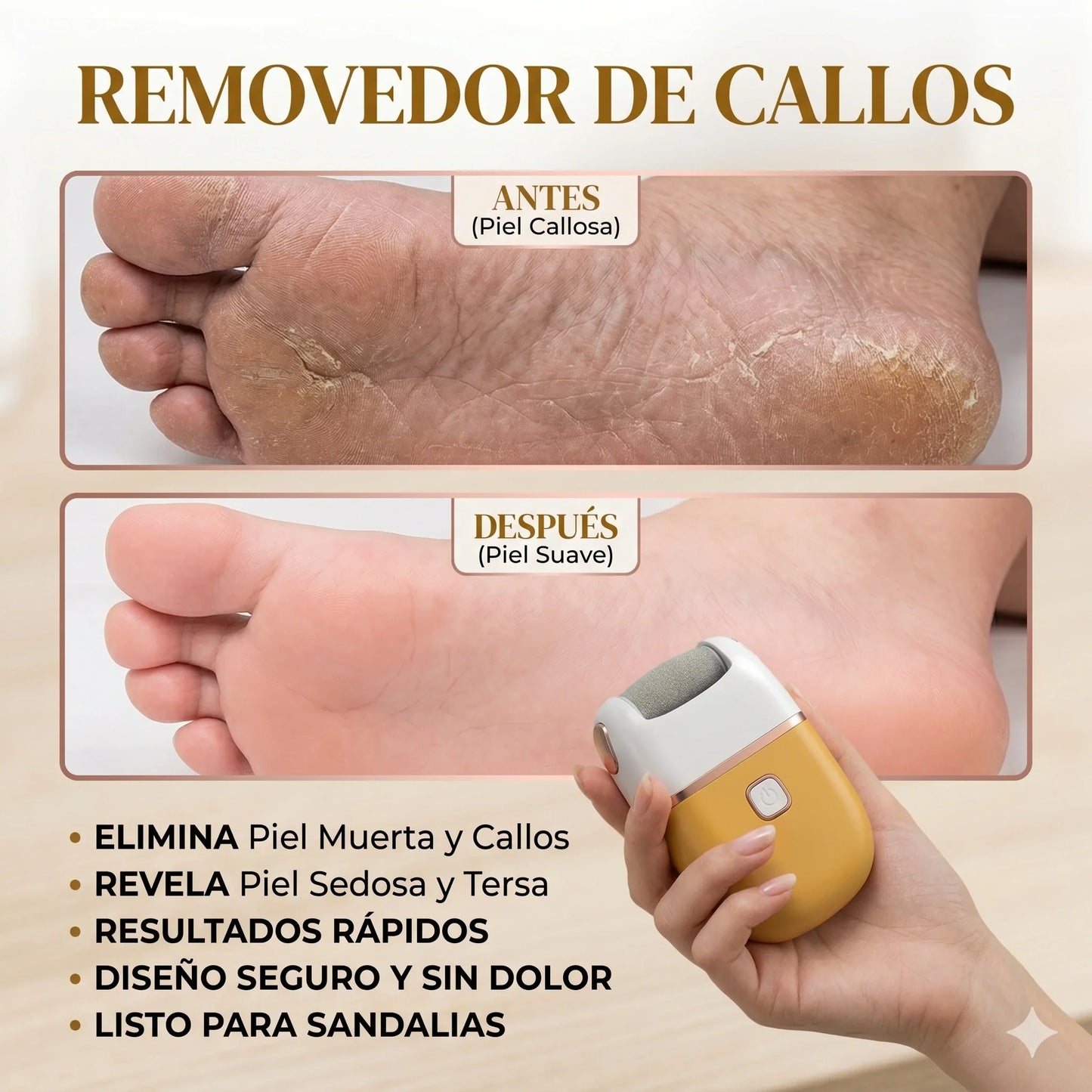 Removedor de Callos Recargable Portátil✨✨