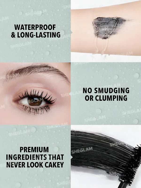 Mascara de pestaña 2 en 1 Sheglam®︎ Resistente al agua