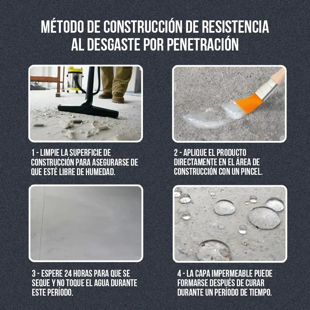Sellador Impermeabilizante Invisible Durabilidad de 10 Años + brocha