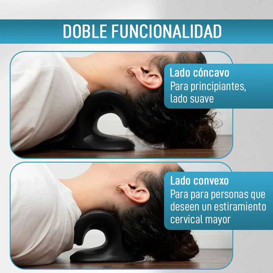 Almohada Tracción cervical®  Alivio de la columna y cervical desde casa