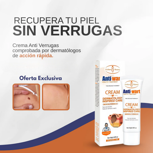 Crema removedora de verrugas⭐