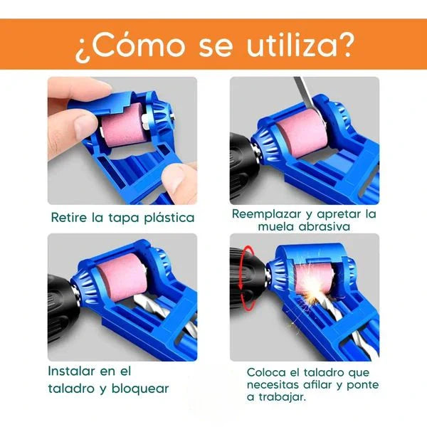 🛠️ ¡No Más Brocas Sin Filo!🛠️ Afilador de Brocas Instantáneo