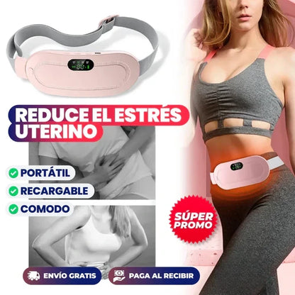 Cinturon calefactado para dolores menstruales y dolor lumbar