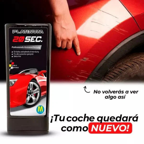 Crema Platinum 20 SEC- Reparador de rayaduras en solo 20 segundos 100ml