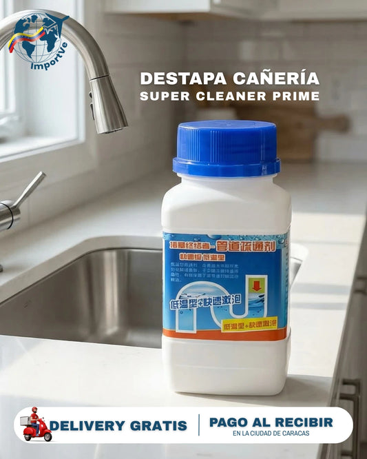 Desengrasante destapa cañería en polvo Super Cleaner Prime™ 260gr