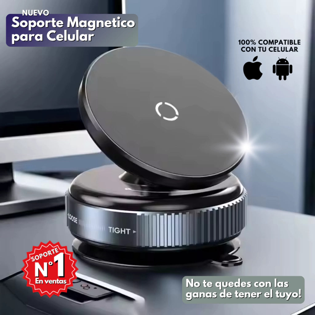 Soporte Magnético – Mantén tu celular firme, visible y siempre a mano