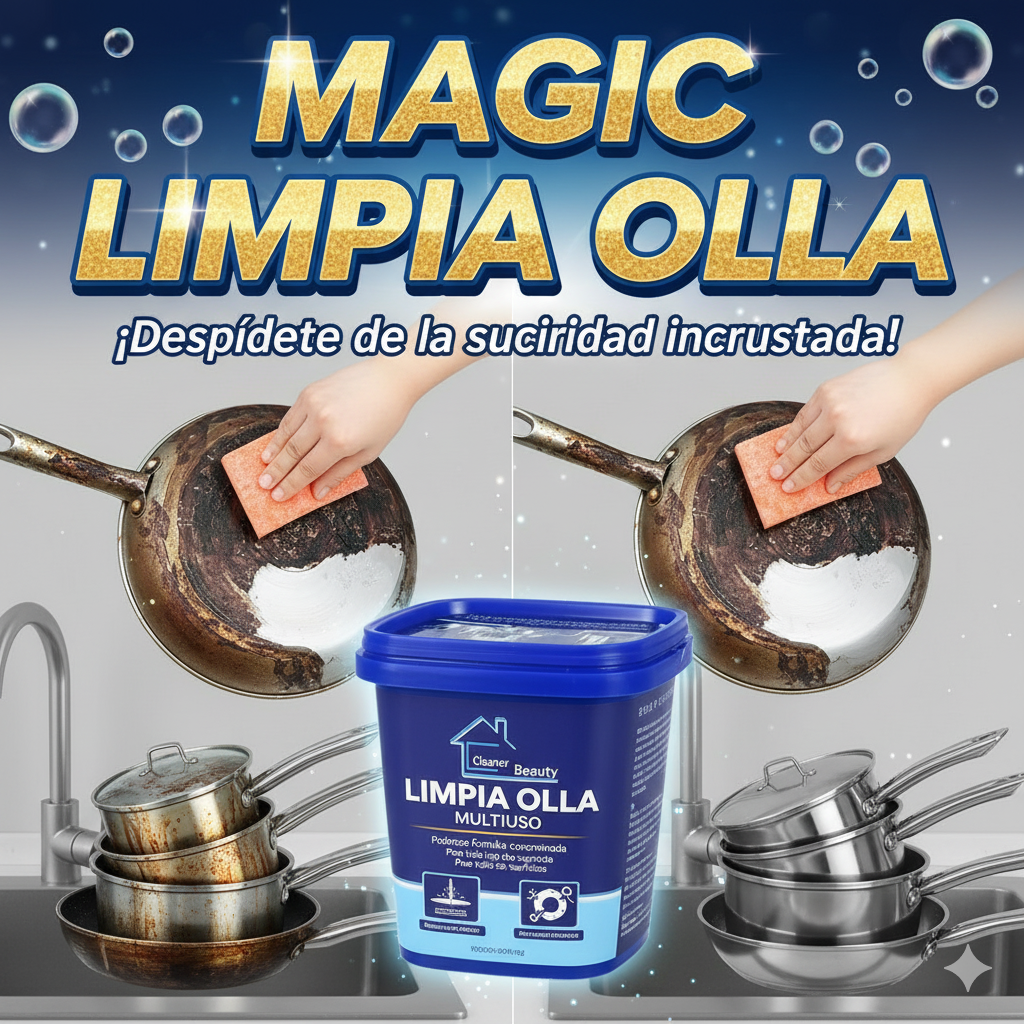 SuperClean™ Limpiador Potente en Pasta Limpia Olla Multiuso + Paños de regalo🎁